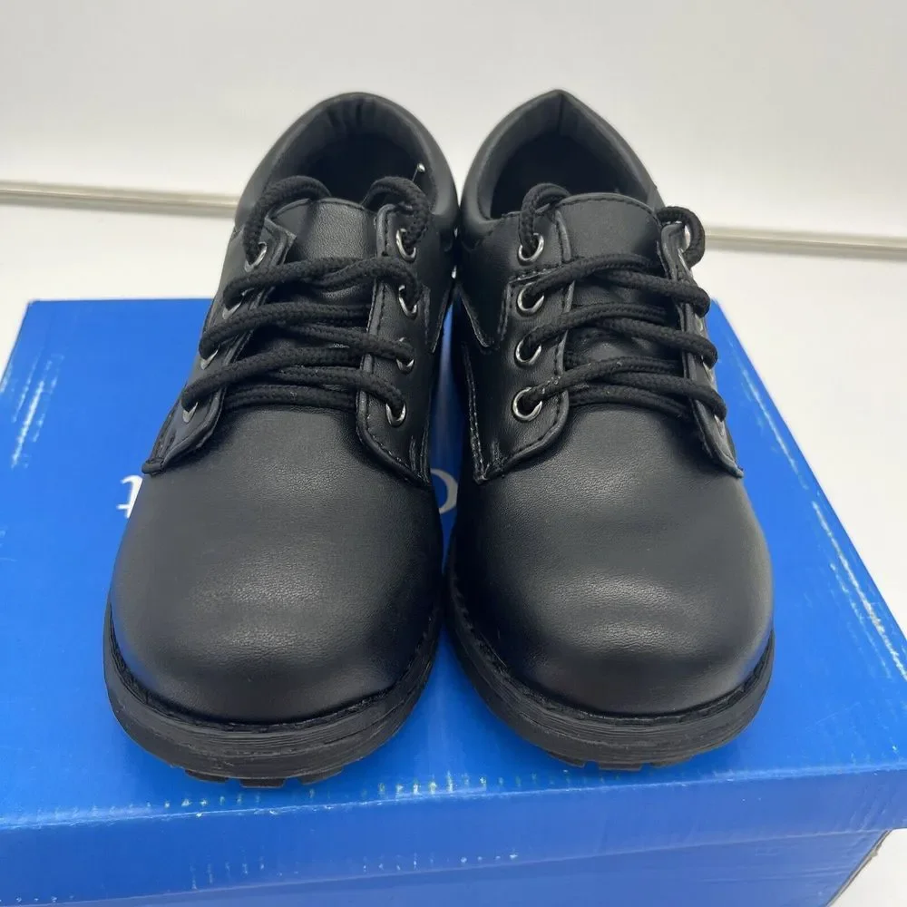 Cane Comfort Little Boys Black Dress Shoes Church School‎ Size 12.5 Read Desc